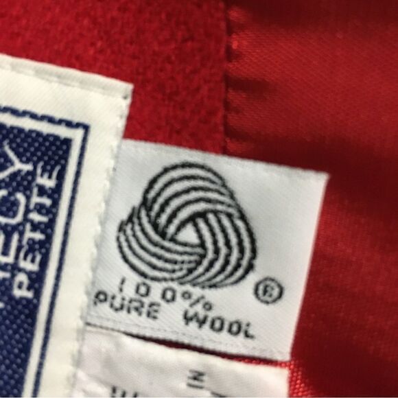 Prophecy VTG Red Blazer Size 10P - Picture 10 of 11